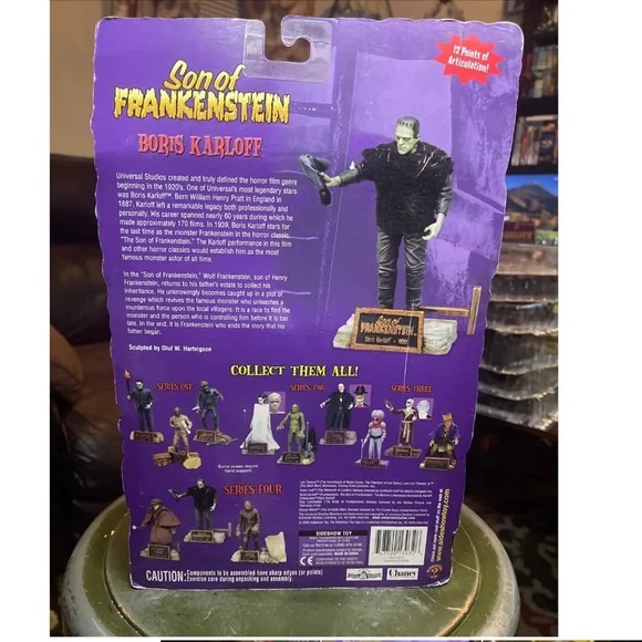 UNIVERSAL STUDIOS MONSTERS SERIES 4 ⚡️SON OF FRANKENSTEIN ⚡️2000 Sideshow Toys